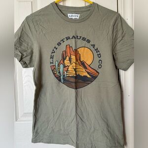 Levi's Desert Graphic Olive Tee